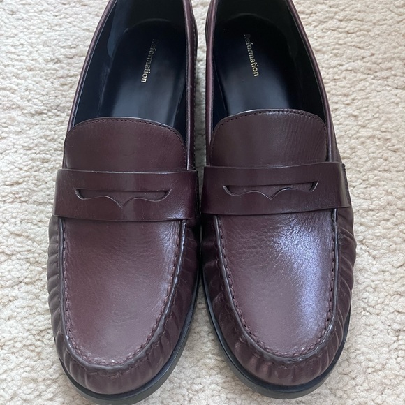 Ani Ruched Loafer Espresso Leather Size 11 - Picture 6 of 11